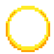 A gold hoop